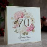 Kartka na 70 urodziny z personalizacją BH 75 - Kartka na 70 urodziny