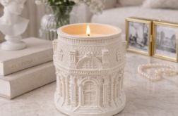 Świecznik gipsowy Rzymskie Arkady – klasyczna dekoracja do wnętrz