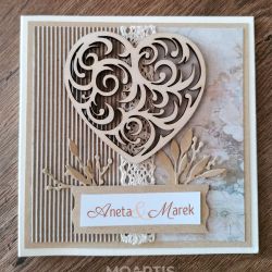 Personalizowana kartka ślubna - EKO Personalizowana kartka ślubna - EKO