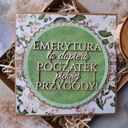 Kartka z okazji emerytury (w pudełku) 8