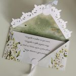 Kartka ślubna kopertowa kopertówka floral XII  - życzenia