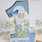 Kartka cyferka na roczek "Boy's World" - 