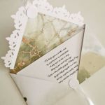 Kartka ślubna kopertówka obrączki - życzenia
