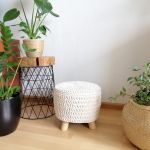 Pokrowiec na stołek,taboret, średnica 30cm,kolory. - 