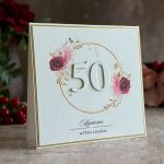 Kartka na 50 urodziny z personalizacją, BH 50 - Kartka na 50 urodziny