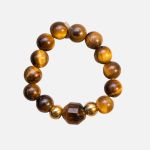 Pierścionek tygrysie oko mały - bez tła