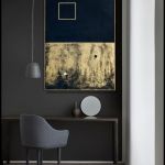 Obraz Akryl "Krawędź" 75x115 cm  - W ciemnym wnętrzu