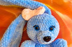 Niebieski Królik z kokardką