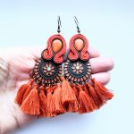 Tycjan kolczyki sutasz - 