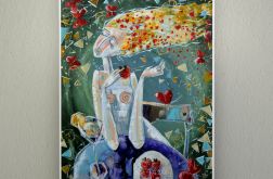 Plakat "Myśli kobiety"