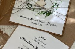 Zaproszenia komunijne handmade z personalizacją