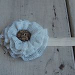 Opaska niemowlęca - Retro zawijas - 