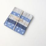 Patchwork w granatach pod kubeczki - granatowepodkladki2