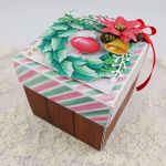 Exploding box na Boże Narodzenie - pudełko