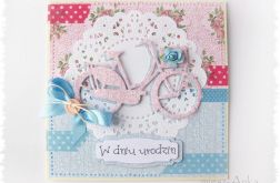 Kartka na Urodziny z rowerem