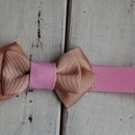 Opaska niemowlęca "Beż & róż" - 