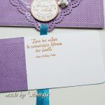 Kopertówka z okazji ślubu-'turkus i ametyst'' - 