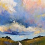 Pejzaż-praca formatu -24x18 cm.  - 