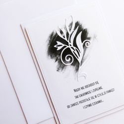 Kartka z wyrazami współczucia kondolencjami
