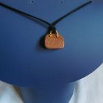 Złocisty piasek pustyni, oryginalny wisiorek - torebka - 