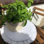 Podkładka na stół ,średnica 35cm, boho,okrągła podkładka. - 