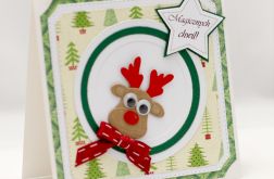 Uroczy renifer z ruchomymi oczkami KBN18020