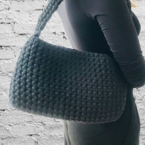 Mała torebka na ramię, jeans torba .