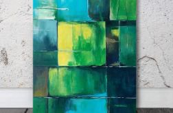 Abstrakcja 3-obraz akrylowy formatu 100/70 cm .