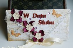 Kopertówka z okazji ślubu- czerwcowe motyle