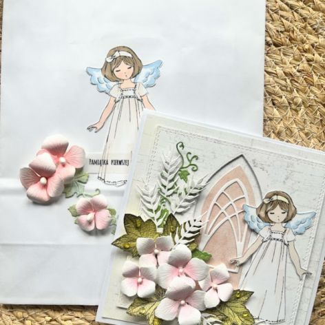 159,Komunia-kartka w pudełku z torebką