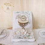 Exploding box komunijny kartka "Bright"GOTOWA - 