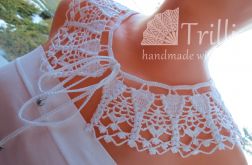 kołnierzyk szydełkowy