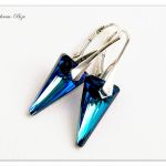 Kolczyki Swarovski Spike Bermuda Blue - 