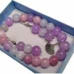 Bransoletka z kamieni morganitu - miłość i harmonia - bransoletka z morganitu