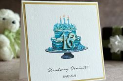 Kartka urodzinowa z kopertą prezentową BH31