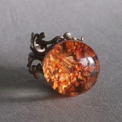 Prawdziwe Kwiaty PIERŚCIEŃ