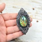 Duży wisior "magiczny kamień" - 