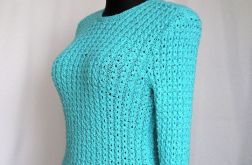 Sweter w kolorze berylu - morska woda