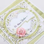 kartka ślubna z kwiatami KSK2017 - w aucie