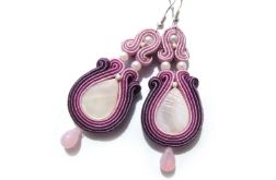 kolczyki sutasz wrzosowe