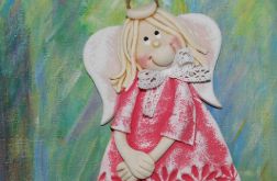 Elżbietka ma pomysł - aniołek z masy solnej, prezent, dekoracja