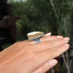 Kamienna łódka - kamienny pierścionek