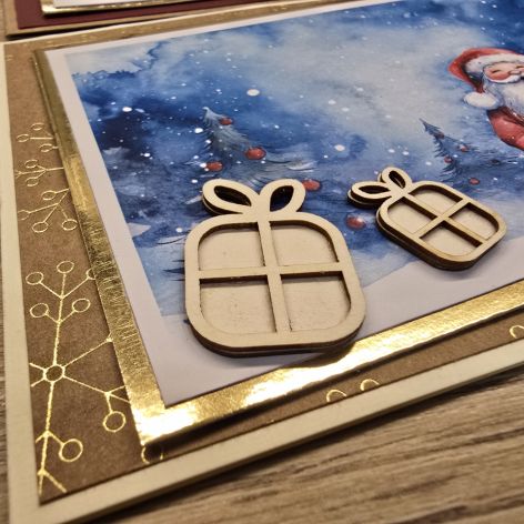 Zestaw 3 kartek świątecznych na Bożenarodzenie nr 1