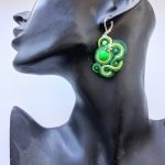 Green kolczyki sutasz - 