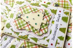 Kartka świąteczna z choinką