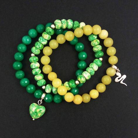 Bransoletki w kolorze lata.