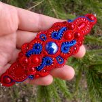 Komplet sutasz Czerwień i Chabr - 