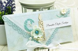 Kartka na Chrzest św. -w błękitach (k19)