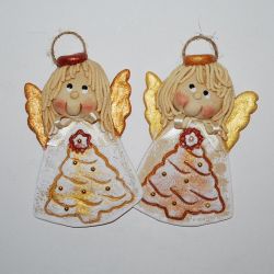 Anioły Świąteczne  - Siostry choinki ...