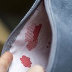 Szara kosmetyczka MAXI z weluru - 